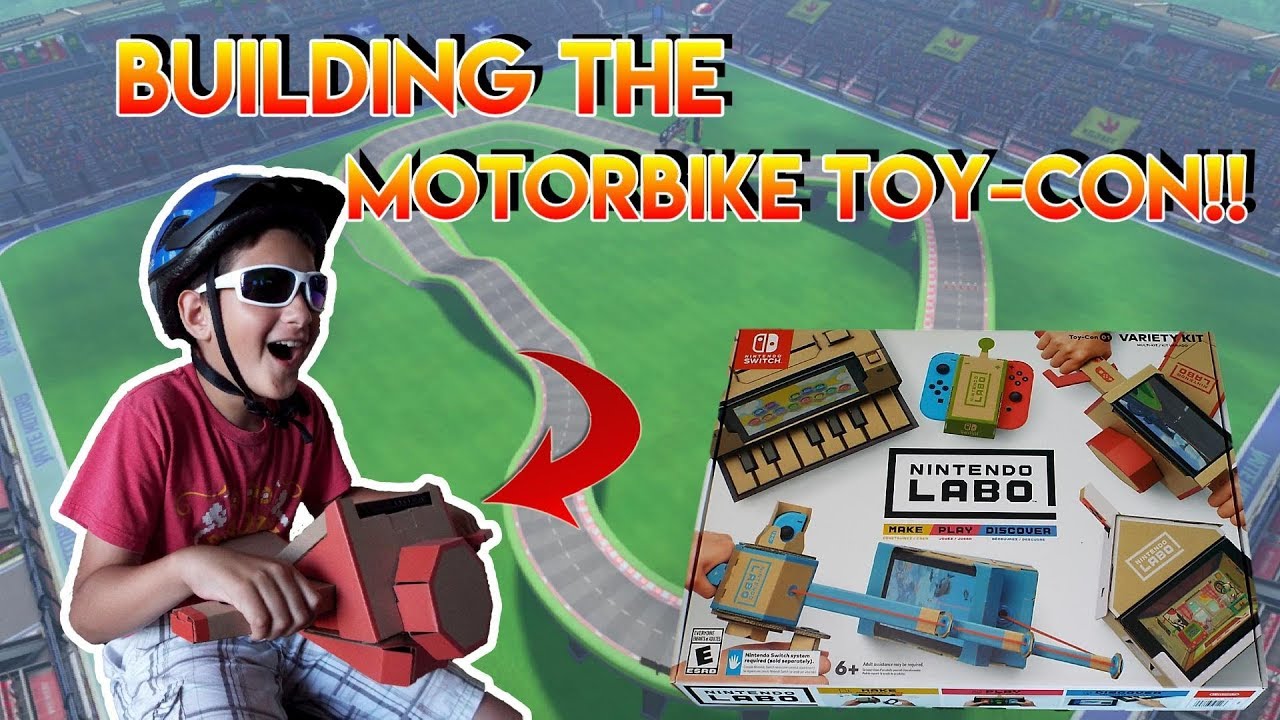 Nintendo Labo | How to Build the Motorbike Toy-Con!! | Time Lapse