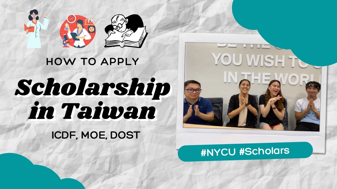 How to APPLY for SCHOLARSHIP in Taiwan l MOE, ICDF, DOST Scholarships l