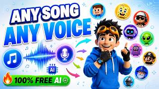 Turn Any Song Into Any Voice Using AI 🔥 (100% Free) screenshot 1