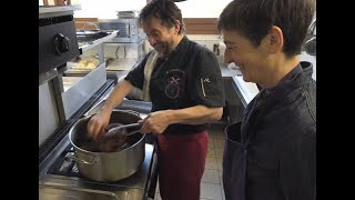 Une matinée en cuisine avec Eric et Anne-Sophie.