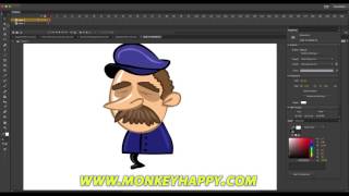 How to Draw a Limo Driver - Adobe Animate CC screenshot 1