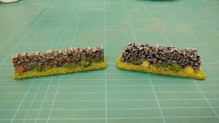 Let's Make  Cheap & Easy Stone Field Walls Scatter Terrain