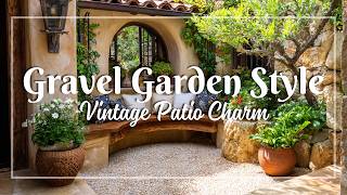 Mediterranean Gravel Garden for Patio Corners 🪨 Elegant Rustic Minimalism with Vintage Outdoor Charm