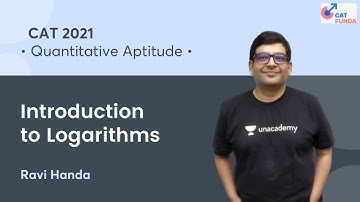 Introduction to Logarithms l Quantitative Aptitude l CAT 2021 l CAT Funda l Ravi Handa