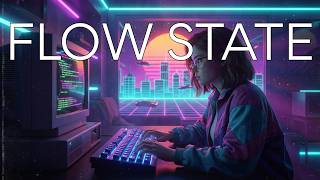 Flow State Music to Boost Your Productivity ⚡ Deep Work Synthwave Mix