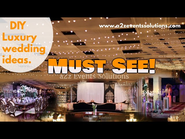 Dubai style Wedding in Lahore|| Royal wedding dinner In Lahore  by a2z Events Solutions