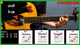 Usok - Asin (Guitar Cover With Lyrics & Chords) chords