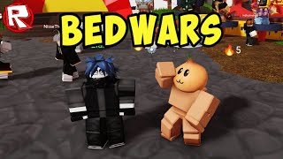 Испытали Уток  в BedWars Roblox !