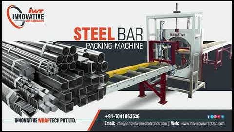 Steel Bar Packing machine | steel pipe stretch wrapping machine | स्टील पाईप पैकिंग मशीन