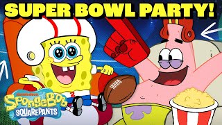FULL EPISODE: SpongeBob Throws a Super Bowl Party! 🏈🎉 w/ Patrick | SpongeBob
