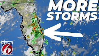 Florida Forecast: Storms Linger Late PLUS Next Named Storm Likely In Tropics (Hurricane Season 2023) image
