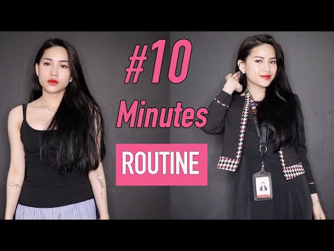 10 Minutes Morning Routine Challenge | 10 PHÚT BIẾN HÌNH BUỔI SÁNG