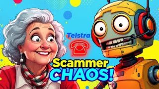 Elderly Bot and Linda Tackle Telstra Scammer: Chaos Ensues! 🤖📞