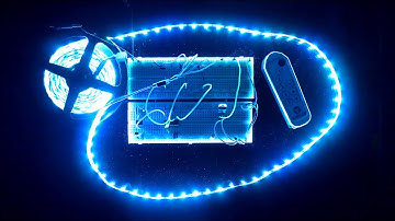 RGB LED Strip control with any IR remote without microcontroller