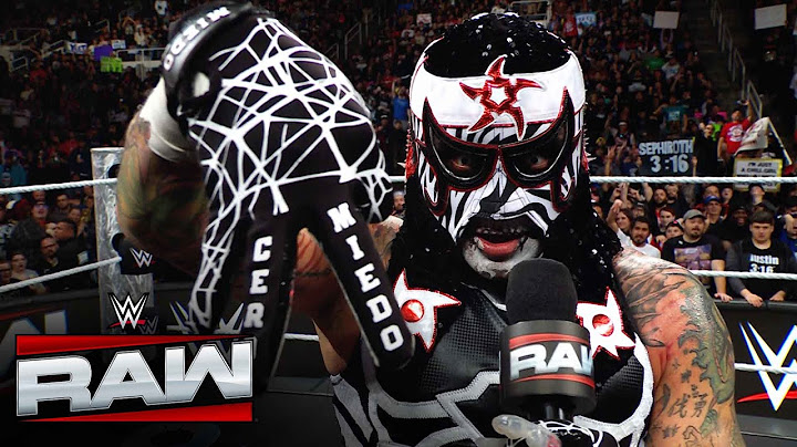 Penta tiene un mensaje para el Universo de WWE: RAW, Ene. 13, 2025