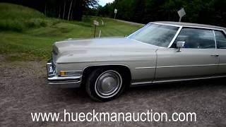 1973 Cadillac Coupe De Ville Test Drive For Auction