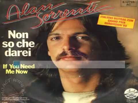 Alan Sorrenti - Non so che darei (karaoke fair use)