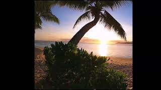Sonnenuntergang auf La Digue (Seychellen)