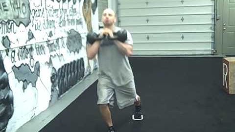 Valslide Kettlebell Reverse Lunges - www.hocevarperformance.com