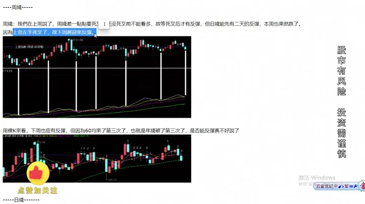 大胆预判！上证破年线，再一步就是深渊，未来这周定多空 - 天天要闻