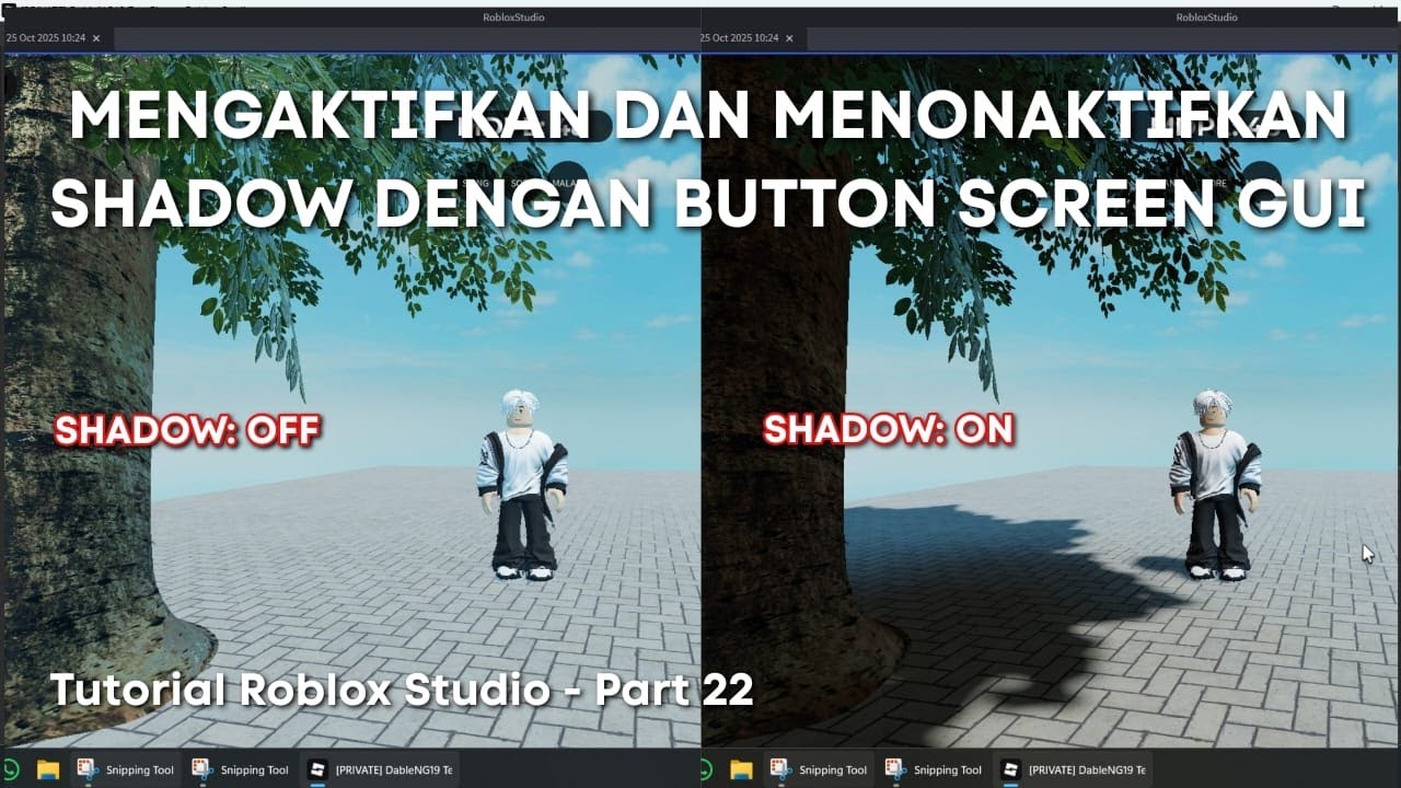 Shadow Gui Roblox Studio - Part 22 | MENGAKTIFKAN DAN MENONAKTIFKAN SHADOW DENGAN ...