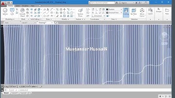 autocad create curtain by using loft command