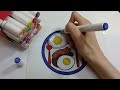 Satisfying coloring | Acrylic Markers ASMR#coloring#ASMR#relaxing#coloringbook