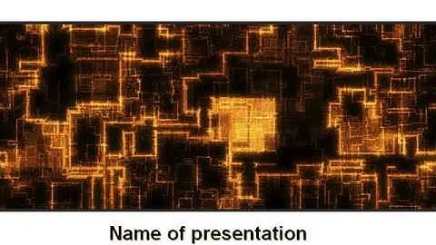 Rust Pattern PowerPoint Template by PoweredTemplate.com
