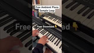 Free Ambient Piano Sample Loop ‘Solace’ #ambientpiano #producerloops #samplepack