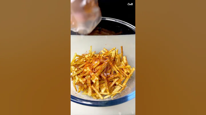 Potato Chilli Laccha | Potato Fries | #shorts #asmr