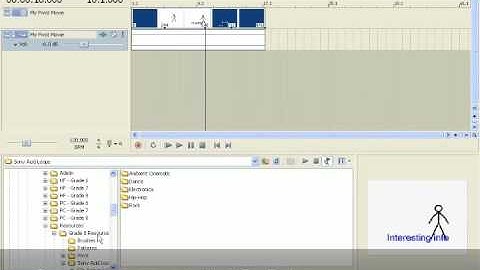 Sony Acid Tutorial - Adding music to a video clip