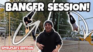 CHILDREN'S PLAYGROUND becomes PARKOUR PARADISE! | MEGA CHALLENGES & NEW FLIPS! PARKOUR BERLIN