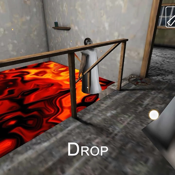 GRANNY GOING LAVA 😂 | GRANNY 1 #shortsfeed #shorts #trending #grannygame #granny #gaming