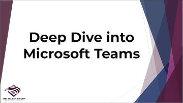 Microsoft Team Deep Dive