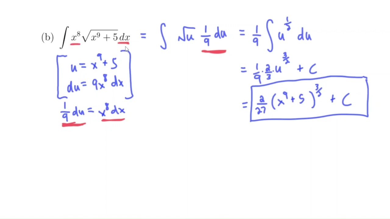u-substitution