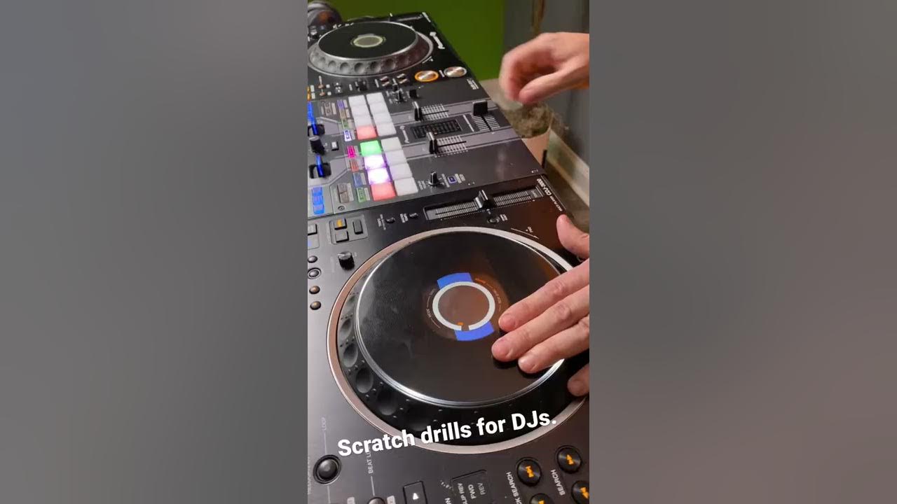 Scratch drills for DJs #scratch #dj #cdj3000