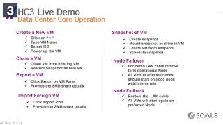 Scale Computing HC3 Live Demo - ALL IN ONE HIGHLY AVAILABLE APPLICATION INFRASTRUCTURE