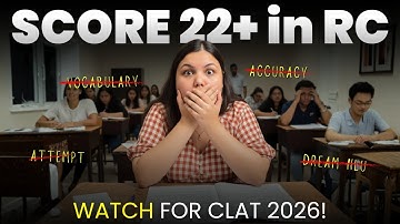Complete Reading Comprehension Basics for CLAT 2026 | No Coaching Needed!