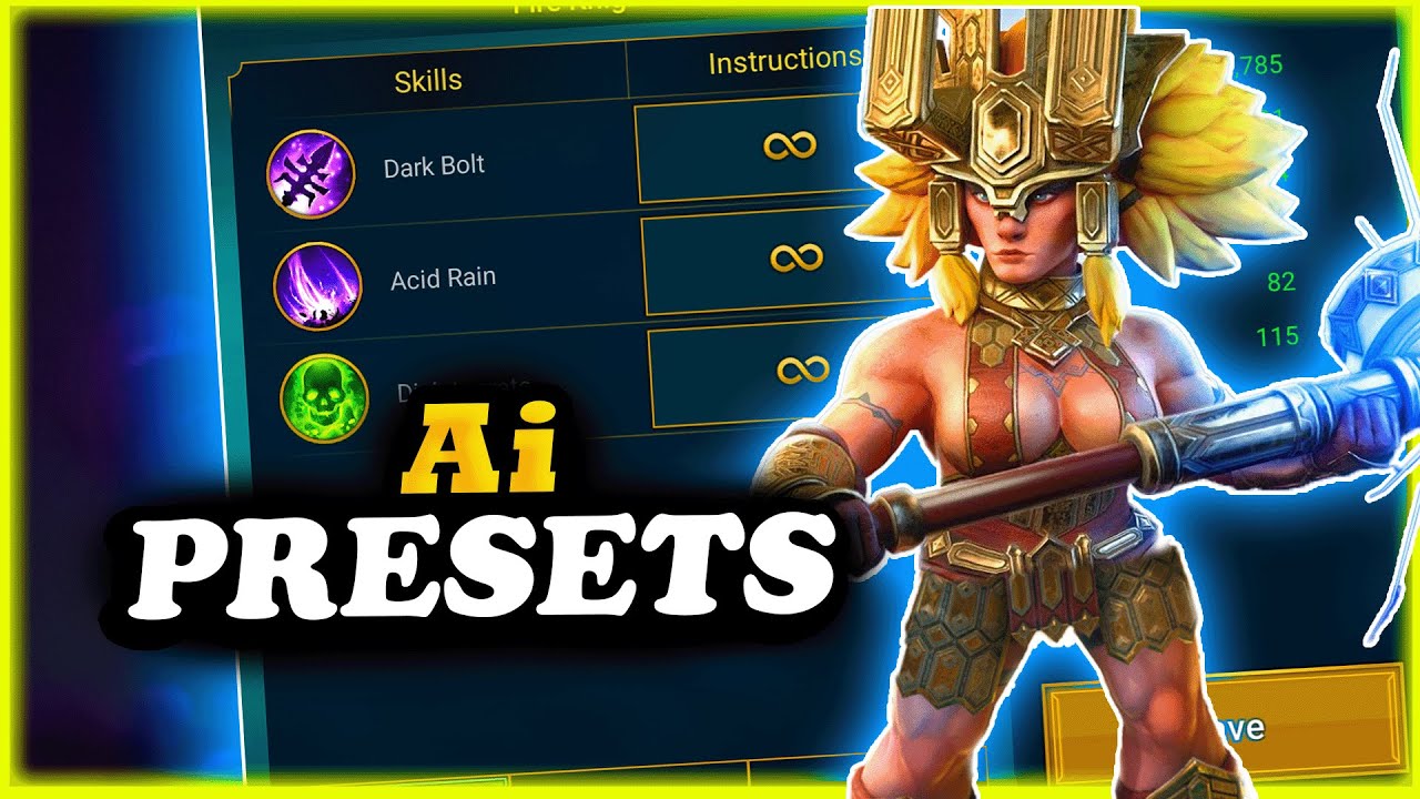 How To Use AI Presets (Properly) In RAID: Shadow Legends