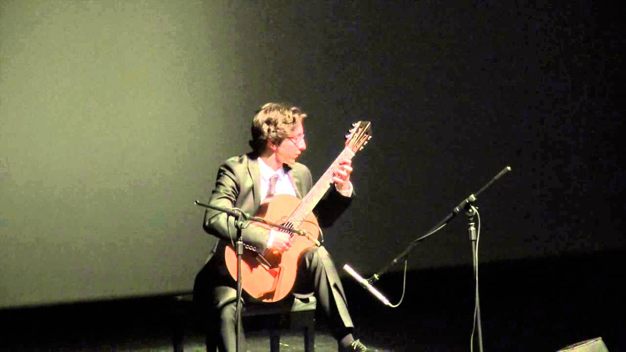 Celil Refik Kaya plays his sonatina in 2nd Istanbul International Guitar Festival.
