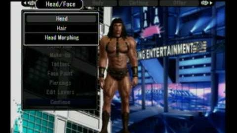 Conan The Barbarian - WWE SvR Caw