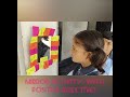 Mirror activity with positive affirmations.Class 2.