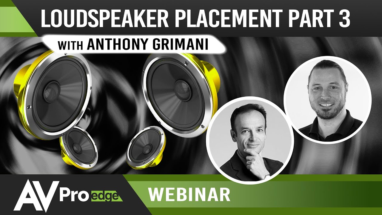 Expert Audio Series - Loudspeaker Placement Part 3