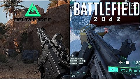 Delta Force vs Battlefield 2042 physics comparison