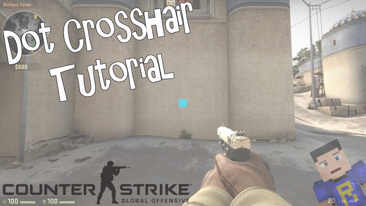 get a 'Dot' Crosshair/Reticle in CS:GO - YouTube