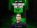 Even Toppers Can’t Give 100% | A Real Truth for Students #shorts