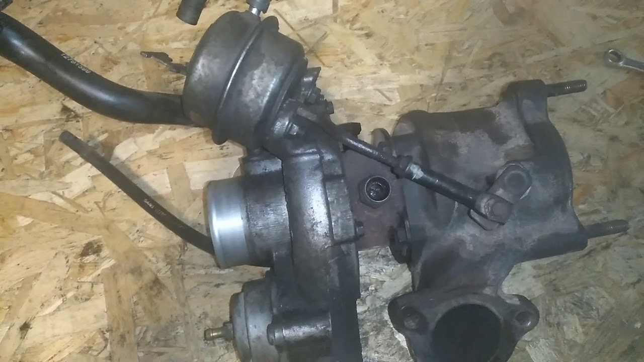 Снятие и разбор турбины на СААБ 9-3