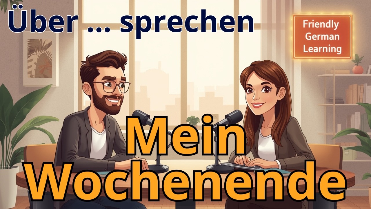 Daily Life Conversation Practice | How to Talk About Your Weekend in German | Listening Practice