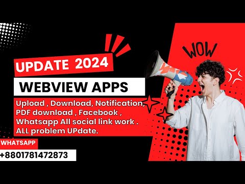 All Update WebView App 2024||complete Web to App || web2app source code android studio.