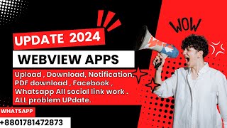 All Update WebView App 2024||complete Web to App || web2app source code android studio.